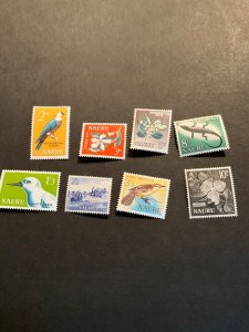 Stamps Nauru Scott #49-56 hinged