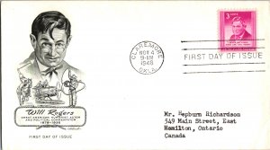United States, Oklahoma, United States First Day Cover, Foreign Destinations