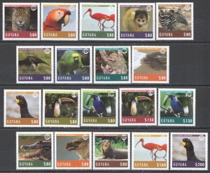 Wb018 2014 Guyana Fauna Animals Birds Parrots Wildlife Of Guyana Mnh