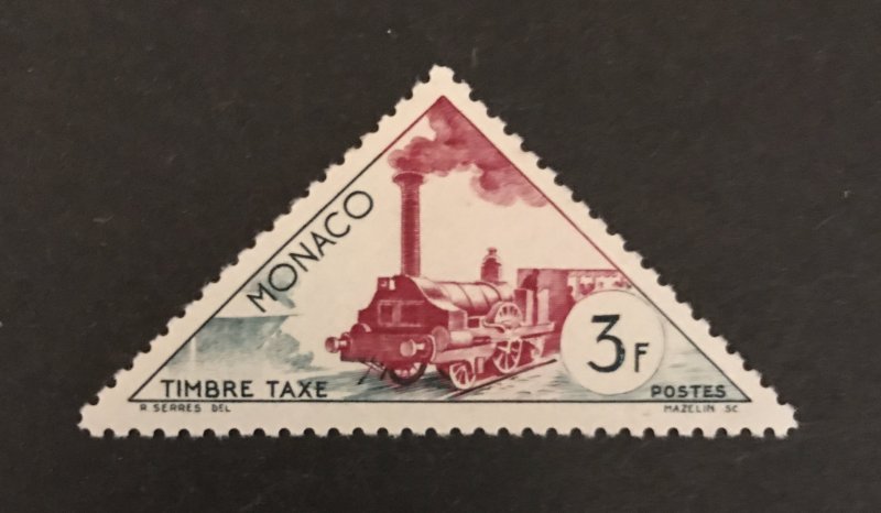 Monaco 1953-54 #J41, MH