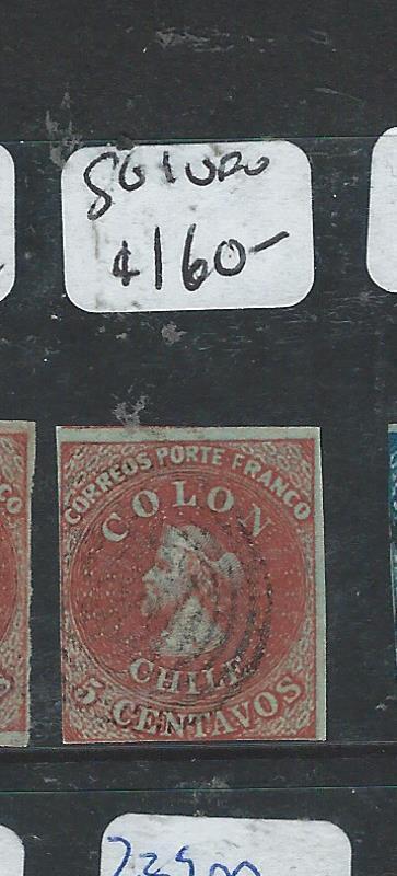 CHILE  (P1906B)  COLUMBUS 5C SC1     VFU   STAMP 4/2