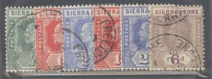 Sierra Leone #90/130 Used Multiple