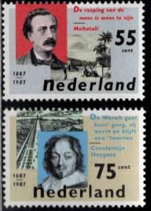 Netherlands Scott 713-714  MNH** 1987 set