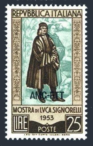 Italy Trieste Zone A 186,MNH.Michel 218. Luca Signorelli,painter,1953.