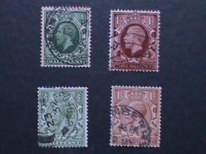 ​GREAT BRITAIN-1934 KING GEORGE V USED VF 89 YEARS OLD WE SHIP TO WORLDWIDE.