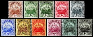 Bermuda Scott 40-41, 41a, 42-48, 48a (1910-24) Mint LH OG F-VF, CV $94.60 C