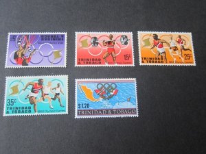 Trinidad & Tobago 1968 Sc 139-43 set MH