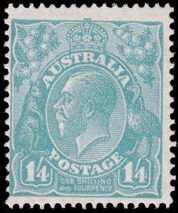 Australia Scott 76 (1928) Mint LH F-VF, CV $110.00 M