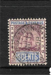 BRITISH GUIANA 1889-07 4c PURPLE/ULTRAMARINE FU SG242