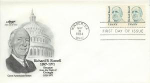 1984 Richard Russell (Scott 1853) Artmaster FDC