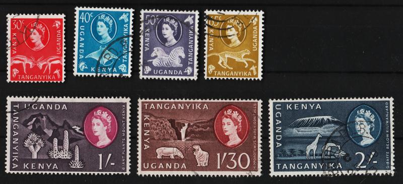 K.U.T. 1960 Various Designs 30c,40c,50c,65c,1sh,1.30sh,2sh USED