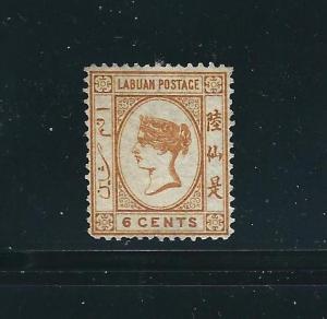 Labuan 2 SG 2 MLH F/VF 1879 SCV $240.00