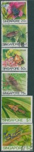 Singapore 1985 SG494-500 Insects (6) FU