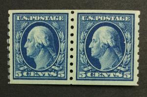 MOMEN: US #396 PAIR MINT OG LH #26698