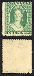 Grenada SG4 1/2d Green wmk small star rough perf 14 to 16 No gum cat 110 pounds