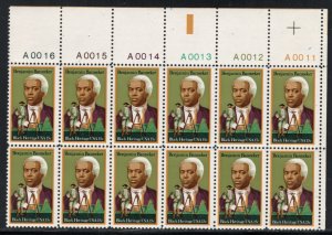 ALLY'S STAMPS US Plate Block Scott #1804 15c Ben Banneker [12] MNH [A-UR]