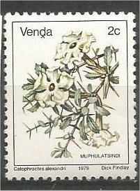 VENDA, 1979, MNH 2c, Flowers, Scott 6