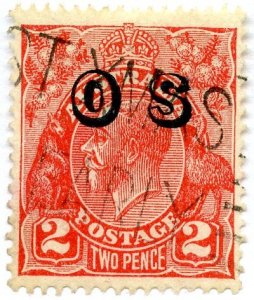Australia, Scott #o8, Used