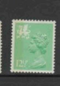 GREAT BRITAIN-WALES #WMMH20 1971 12 1/2p QEII MACHIN MINT VF NH O.G