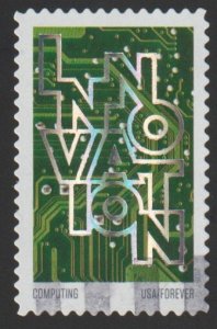 SC# 5514 - (55c) - Innovation - Computing - Used Single Off Paper