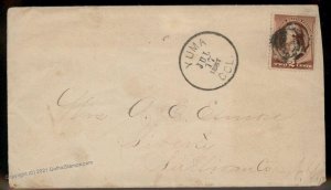 USA 1887 Colorado YUMA Cover to Liberty New York G99078