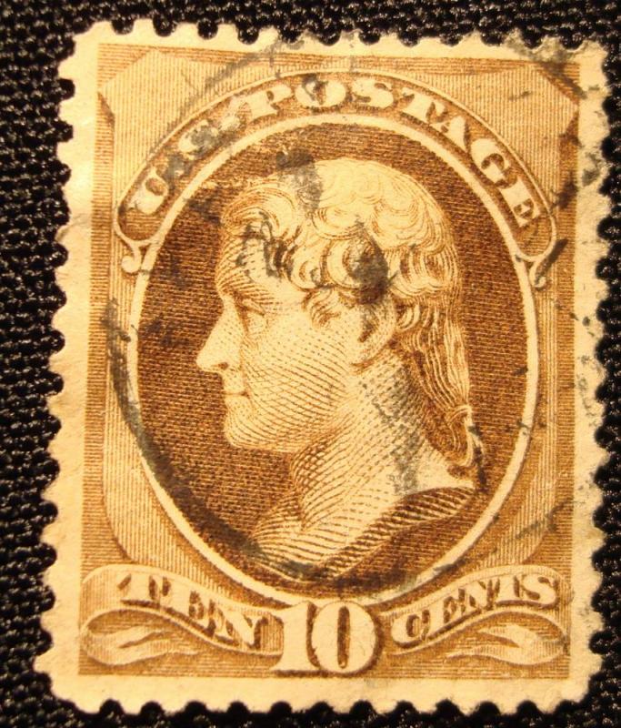 US #187 Used SCV $27.50