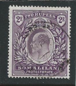 SOMALILAND 1904 2r DULL & BRIGHT PURPLE FU SG 42 CAT £90