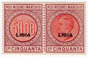 (I.B) Italy (Libya) Revenue : Pesi, Misure e Marchio 50L (Weights & Measures)