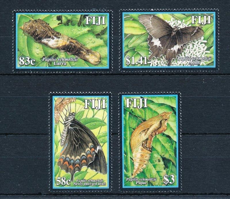 Fiji 1029-1032, MNH, Insects  Butterfly 2004 x28323