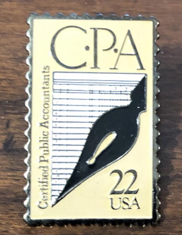 USPS Stamp Pin: Scott #2361 Certified Public Accounting (CPA)