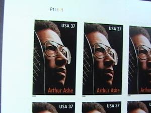 U.S.# 3936-MINT/NEVER HINGED--PANE OF 20----ARTHUR ASHE----2005