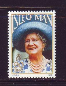 Isle of Man Sc 425 1990 Queen Mother 90  stamp NH