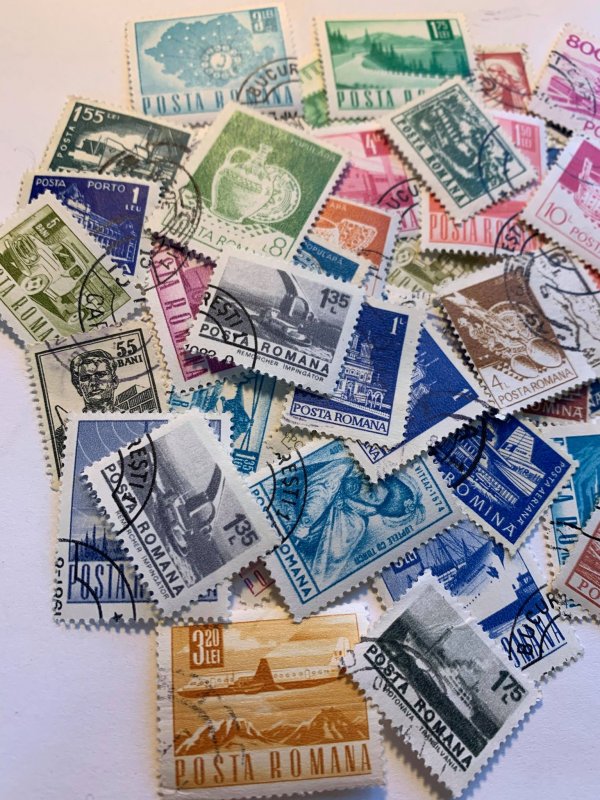 Romania Stamp Lot