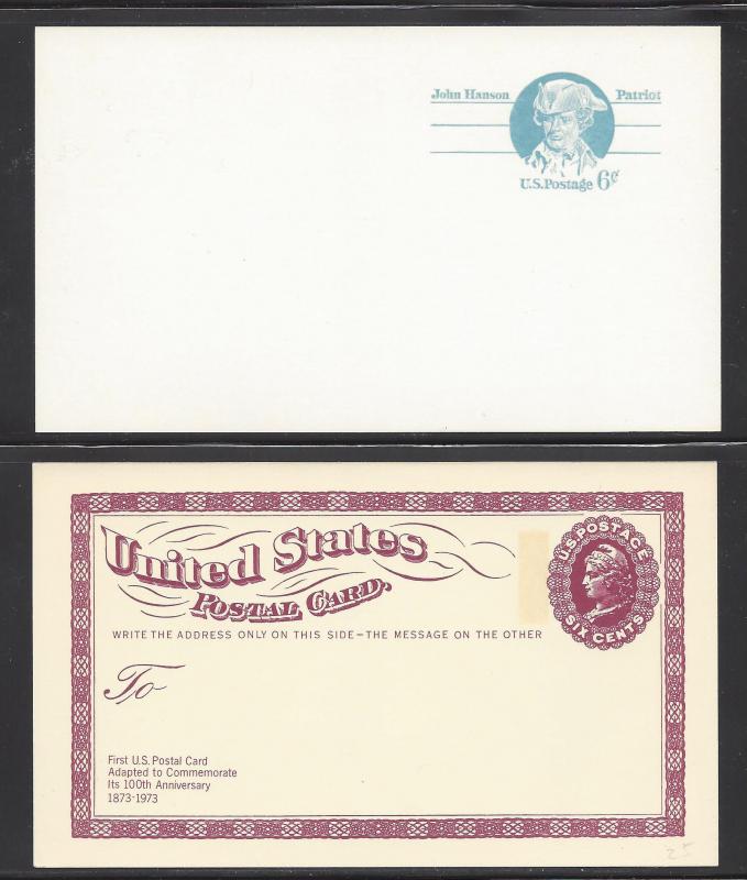 UX64, UX65, FRESH POST CARDS, UNUSED