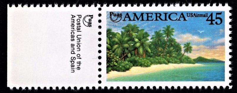 US C127 MNH VF 45 Cent Tropical Coast