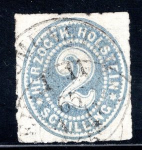 Schleswig-Holstein #21 Used,  VF  CV $47.50  ...  5570020