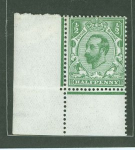 Great Britain #151 var Mint (NH) Single (King)