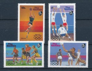 [118096] Gambia 1987 Olympic Games Football soccer  MNH