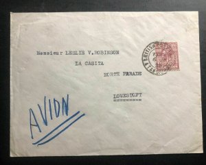 1938 Tangier Morocco British Agencies Airmail Cover To Lowestoft England