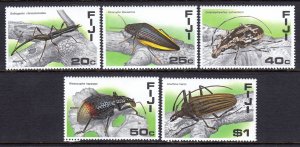 Fiji 1987 Beetles Complete Mint MNH Set SG 761-765