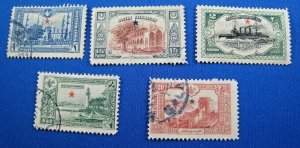 TURKEY 1914  -  SCOTT # 271-276      MH     (Xt7)