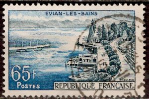 France; 1957: Sc. # 856: O/Used Single Stamp