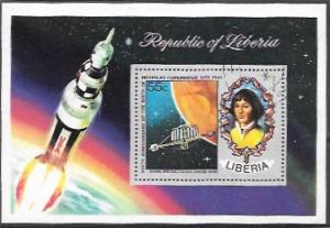 Liberia #C200  Souvenir Sheet. 500th Ann of birth of Nicholas Copernicus