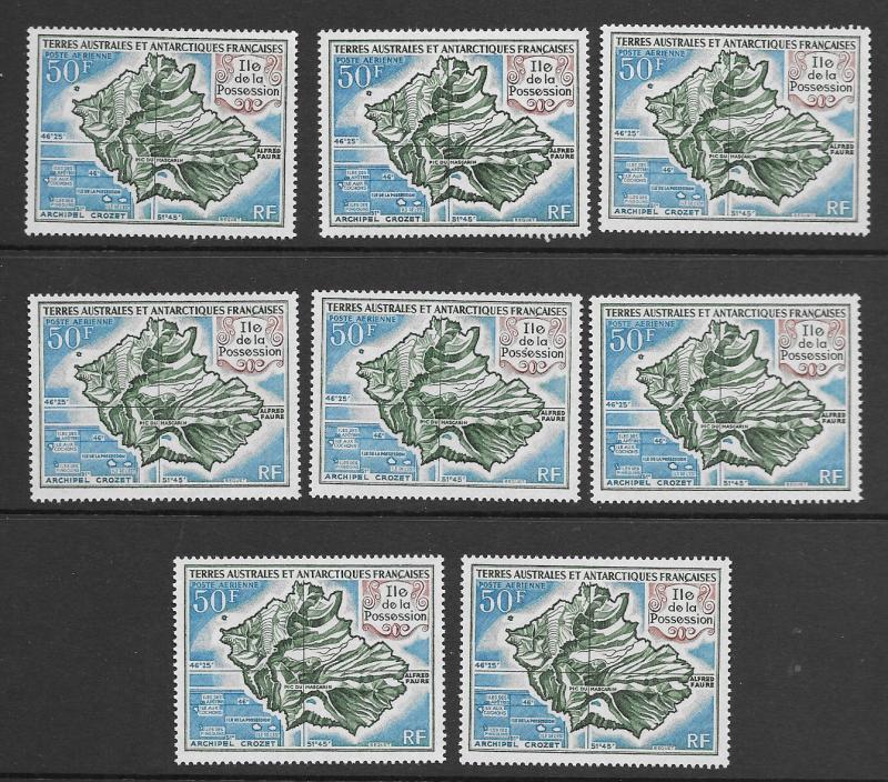 Antarctica FSAT C20 MNH x 8 vf, see desc. CV$168.00