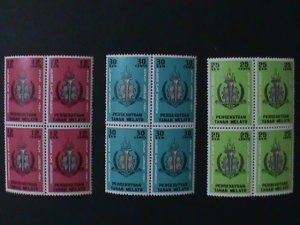 MALAYA -SC#99-101 13TH MEETING OF COOPRATION WITH SOUTH EAST ASIA  MNH VF