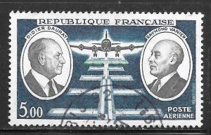 France C45: 5f Didier Daurat and Raymond Vanier, used, VF