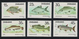 Zimbabwe Fish 6v 1989 MNH SG#756-761