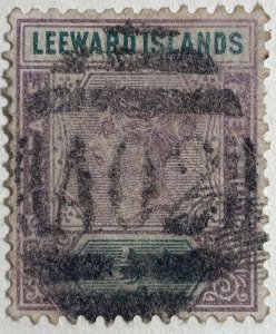 AlexStamps LEEWARD ISLANDS #1 XF Used