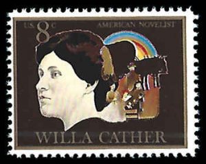 PCBstamps   US #1487 8c Arts - Willa Cather, MNH, (10)