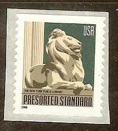 US 3447 NY Public Lion Presorted Std. coil MNH